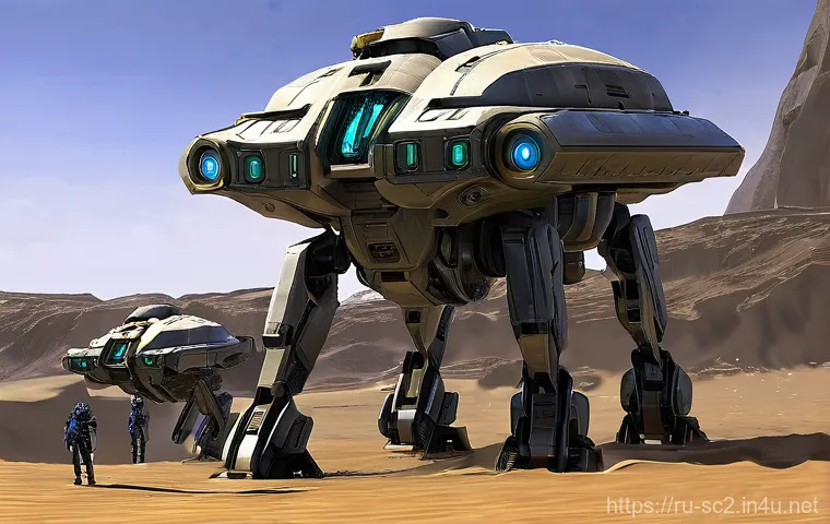 스타크래프트2 은폐 유닛 활용법 - **Image Prompt: Banshee's Ethereal Reconnaissance** A sleek, advanced Terran Banshee, perfectly ...