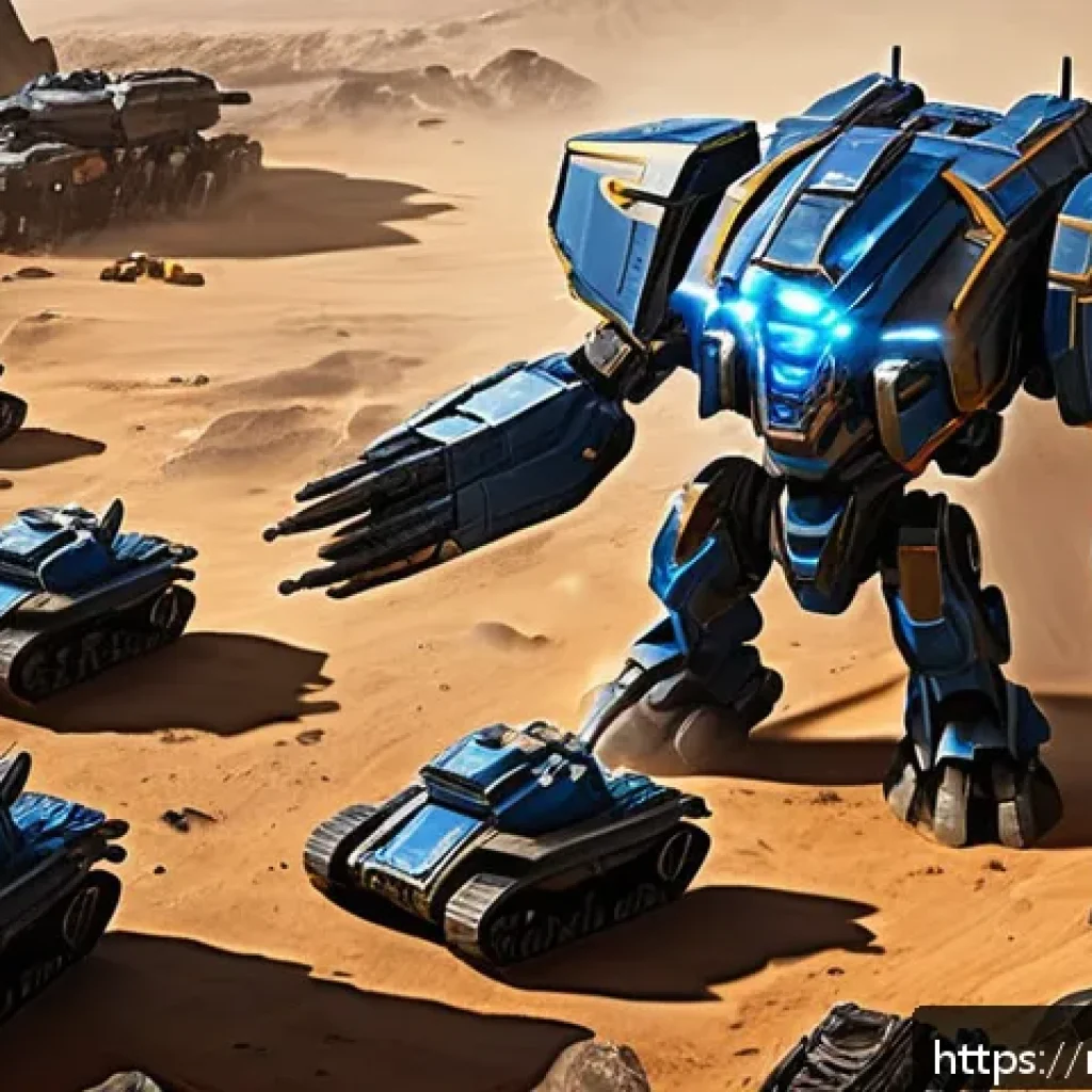 스타크래프트2 무료 플레이 가이드 - A detailed, dynamic StarCraft 2 battle scene featuring Terran units with futuristic military armor a...